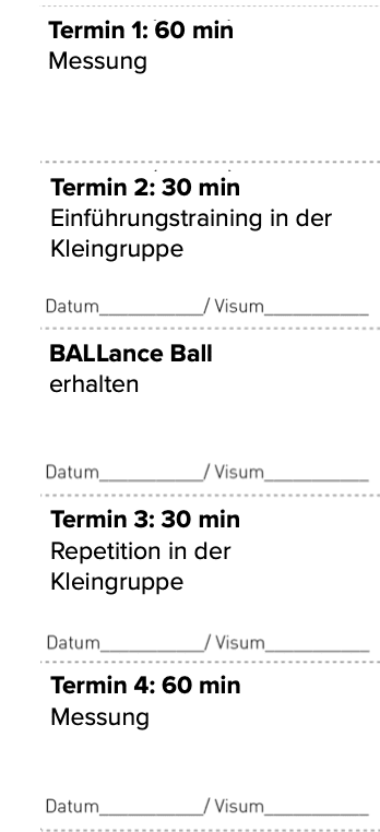 Ballance baal Scheider Training Flamatt