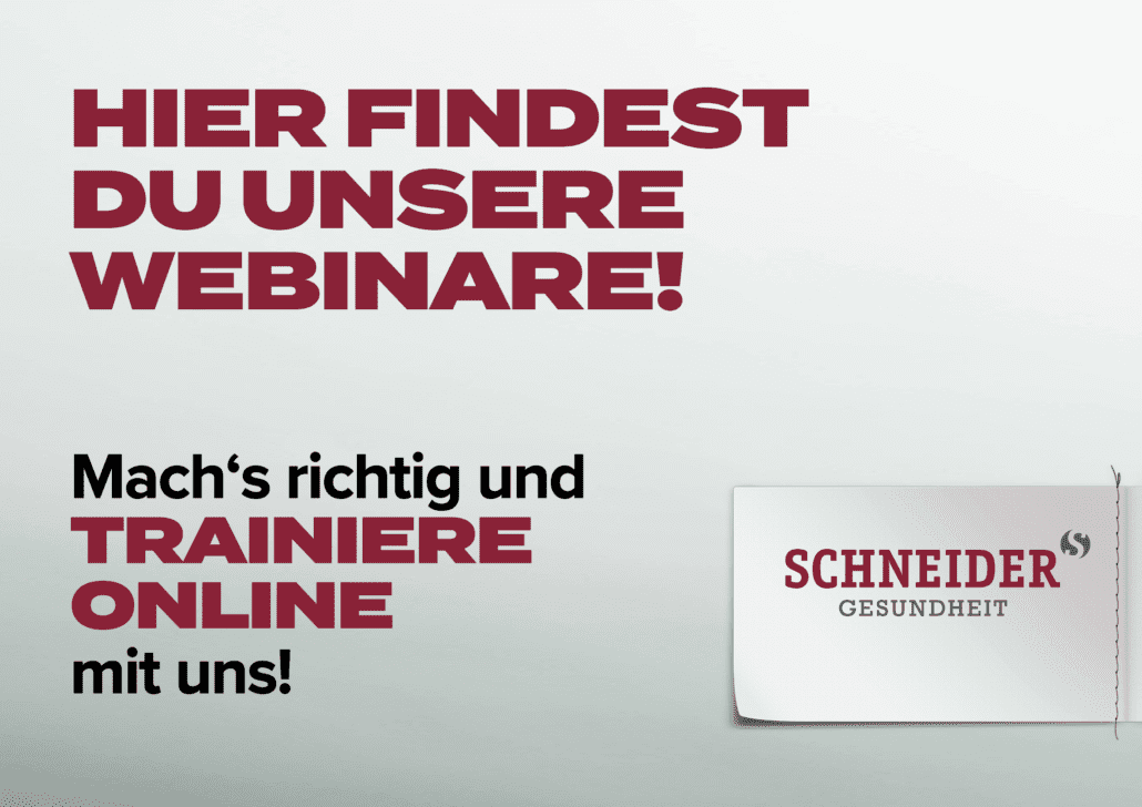 Webinar für Training während Coraonavirus